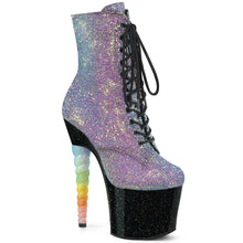 Carregar imagem no visualizador da galeria, Tacones Pleaser UNICORN-1020G Morado Azul Purpurina
