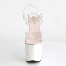 Load image into Gallery viewer, Tacones Pleaser UNICORN-708LG Transparente Opal Purpurina
