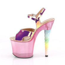 Load image into Gallery viewer, Tacones Pleaser UNICORN-711T Rosa Shifting Bubble
