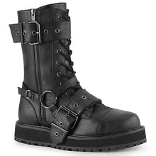 Carregar imagem no visualizador da galeria, Zapatos con plataforma Demonia VALOR-220 Negro Piel vegana
