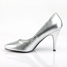 Load image into Gallery viewer, Zapatos Pleaser VANITY-420 Plata Piel Sintética

