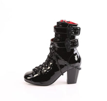 Load image into Gallery viewer, Botines Demonia VIVIKA-128 Negro Pat
