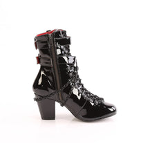 Load image into Gallery viewer, Botines Demonia VIVIKA-128 Negro Pat
