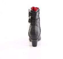 Load image into Gallery viewer, Botines Demonia VIVIKA-128 Negro Piel vegana
