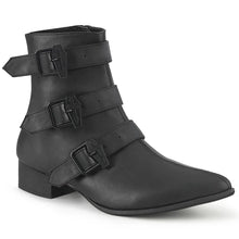 Load image into Gallery viewer, Zapatos con plataforma Demonia WARLOCK-50-C Negro Piel vegana

