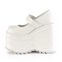 Cargar imagen en el visor de la galería, Zapatos con plataforma Demonia WAVE-32 Blanco Piel vegana
