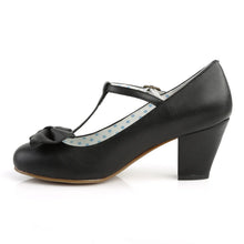Cargar imagen en el visor de la galería, Tacones Pin Up Couture WIGGLE-50 Negro Piel Sintética
