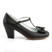 Cargar imagen en el visor de la galería, Tacones Pin Up Couture WIGGLE-50 Negro Piel Sintética
