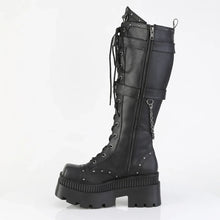 Carregar imagem no visualizador da galeria, Botas Demonia WRATH-205 Negro Piel vegana
