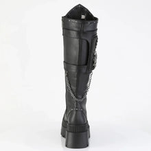 Carregar imagem no visualizador da galeria, Botas Demonia WRATH-205 Negro Piel vegana
