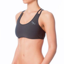 Carregar imagem no visualizador da galeria, Xenia sports bra | Sports bra | Color: yellow | Women's sports bra | Dragonfly Pole Dance Clothes and Bikram Hot Yoga Outfit
