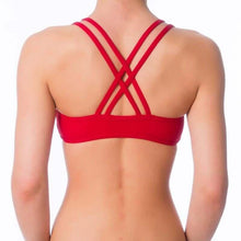Carregar imagem no visualizador da galeria, Double shoulder straps sports bra | Sports bra | Color: yellow | Women's sports bra | Dragonfly Pole Dance Clothes and Bikram Hot Yoga Outfit
