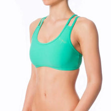 Carregar imagem no visualizador da galeria, Double shoulder straps sports bra | Sports bra | Color: yellow | Women's sports bra | Dragonfly Pole Dance Clothes and Bikram Hot Yoga Outfit
