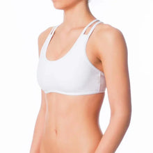 Carregar imagem no visualizador da galeria, Xenia sports bra | Sports bra | Color: yellow | Women's sports bra | Dragonfly Pole Dance Clothes and Bikram Hot Yoga Outfit
