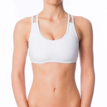 Carregar imagem no visualizador da galeria, Doppel-Träger Sport-BH | Sports bra | Color: yellow | Women's sports bra | Dragonfly Pole Dance Clothes and Bikram Hot Yoga Outfit
