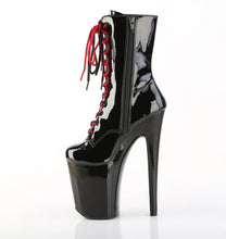 Carregar imagem no visualizador da galeria, Tacones Pleaser XTREME-1020-1 Negro Charol Rojo
