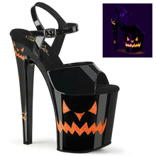 Cargar imagen en el visor de la galería, Tacones Pleaser XTREME-809JOL Negro Charol Neon
