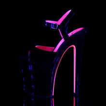 Load image into Gallery viewer, Tacones Pleaser XTREME-809TT Negro Charol Neon

