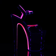 Load image into Gallery viewer, Tacones Pleaser XTREME-809TT Negro Charol Neon

