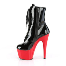 Cargar imagen en el visor de la galería, Botas Pole Dance PLEASER ADORE - NEGRO ROJO BRILLANTE
