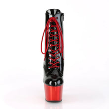 Cargar imagen en el visor de la galería, Botas Pole Dance PLEASER ADORE - ROJO CROMADO
