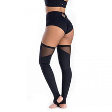 Load image into Gallery viewer, Calentadores Poledancerka ALTOS NEGRO - VIVE POLE
