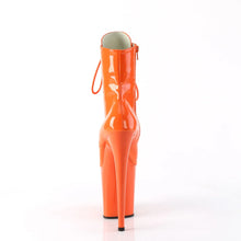Load image into Gallery viewer, Pole Dance Boots PLEASER FLAMINGO 1020 - PATENT ORANGE 
