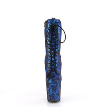 Cargar imagen en el visor de la galería, Botas Pole Dance PLEASER FLAMINGO 1040 SPF SERPTIENTE AZUL
