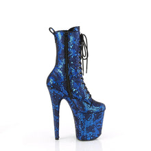 Cargar imagen en el visor de la galería, Botas Pole Dance PLEASER FLAMINGO 1040 SPF SERPTIENTE AZUL
