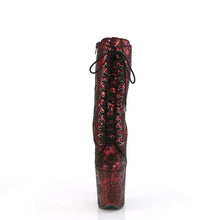 Carregar imagem no visualizador da galeria, Botas de pole dance PLEASER FLAMINGO 1040 SPF RED SNAKE 
