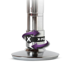 Cargar imagen en el visor de la galería, Barra pole dance X-POLE XPERT PRO PX 45mm cromada con X-LOCK de última generación
