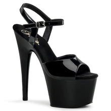 Cargar imagen en el visor de la galería, Sandalia Pleaser Adore ADO709/B/M - Negro - Brillante 24/48 HRS
