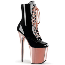 Carregar imagem no visualizador da galeria, Botas de pole dance PLEASER FLAMINGO 1020 - Rose Gold Chrome 
