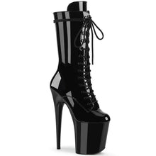 Cargar imagen en el visor de la galería, Botas Pole Dance PLEASER FLAMINGO 1050 - NEGRO CHAROL - 24/48 HRS - VIVE POLE
