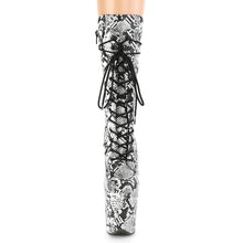 Cargar imagen en el visor de la galería, Botas Pole Dance PLEASER FLAMINGO - BLANCO GRIS 24/48 HRS - VIVE POLE
