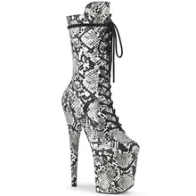 Cargar imagen en el visor de la galería, Botas Pole Dance PLEASER FLAMINGO - BLANCO GRIS 24/48 HRS - VIVE POLE
