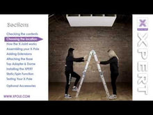 Cargar y reproducir el video en el visor de la galería, Manual Barra Pole Dance X-POLE XPERT 45mm | Vive Pole España

