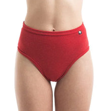 Load image into Gallery viewer, Shorts Poledancerka X High Leg Bottom Lurex Red ROJO - VIVE POLE
